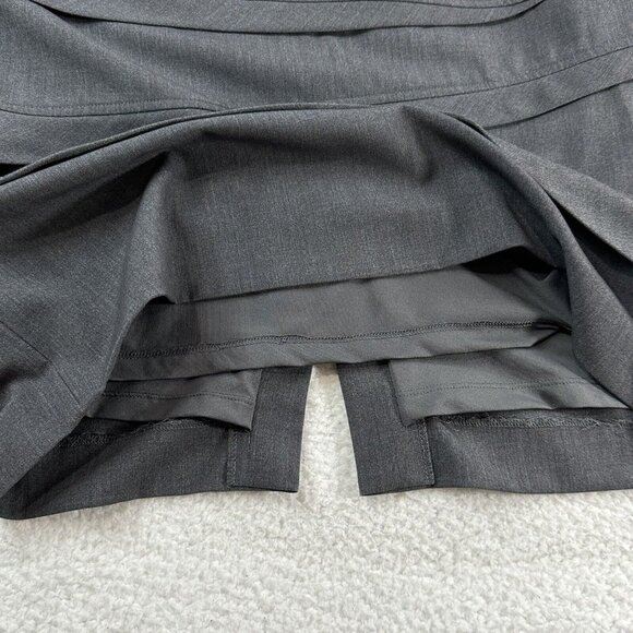 Calvin Klein Women's Abstract Sleeveless Sheath Dress Lined Size 10 Gray Zip - Picture 8 of 10